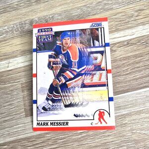 1990 Mark Messier NHL Hockey Card Score No 315